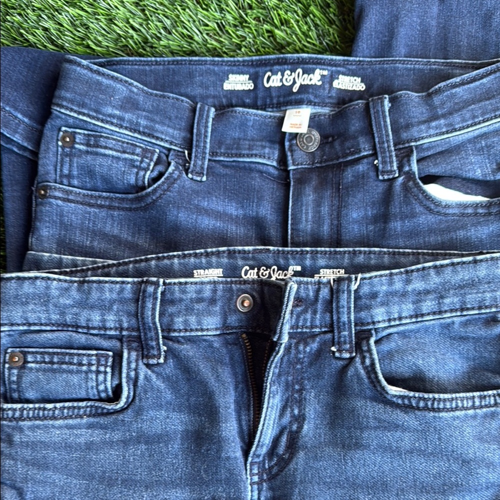 Cat & Jack Blue Straight Leg Jeans
